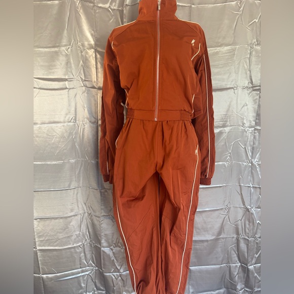 HOUSE OF CB sister brand MISTRESS ROCKS Brown Rust Tracksuit sporty chic - Picture 7 of 7
